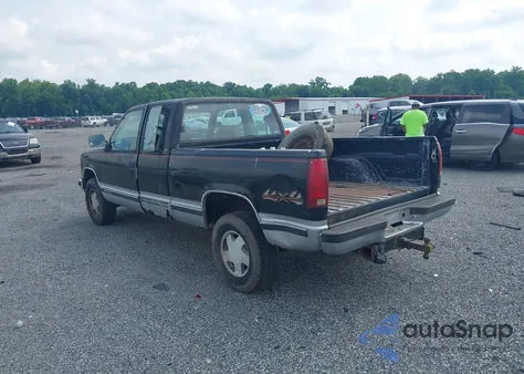 1993 GMC Sierra K2500 из США, поврежденный, VIN 2GTFK29K9P1506154